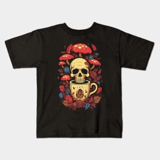 Skull Coffee Kids T-Shirt